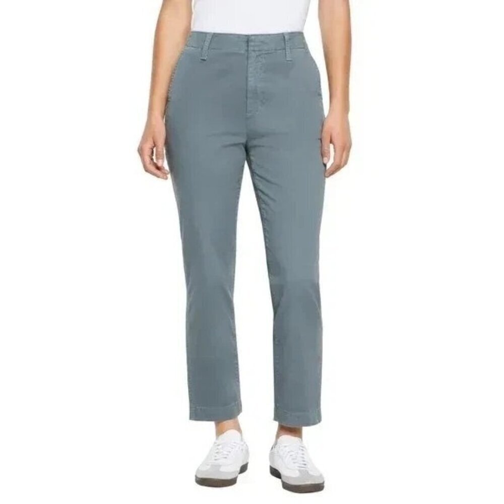 NEW Gap Women's Size 8 Slim Ankle Chino Pants Blue Cotton Blend G1492